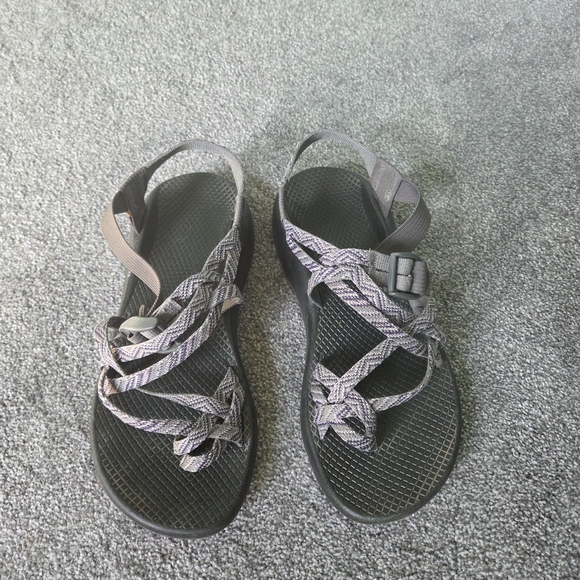 Chaco Shoes - Chaco Purple and Gray Women's Sandals